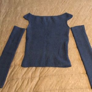 Lux Sweater with Arm Warmers